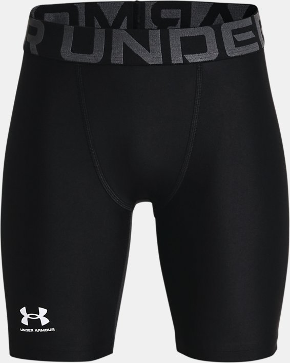 Boys' HeatGear® Armour Shorts in Black image number 0